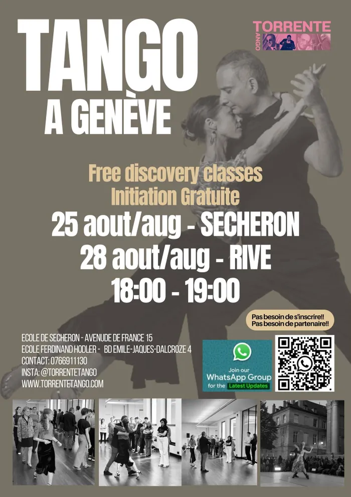 Illustration de l'événement : Cours decouverte Tango Argentin