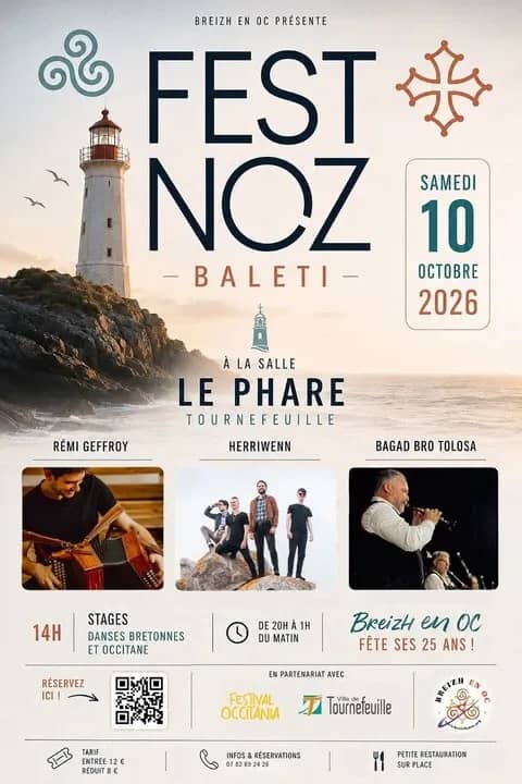 Illustration de l'événement : Fest-noz Baleti - 25ans de Breizh en Oc