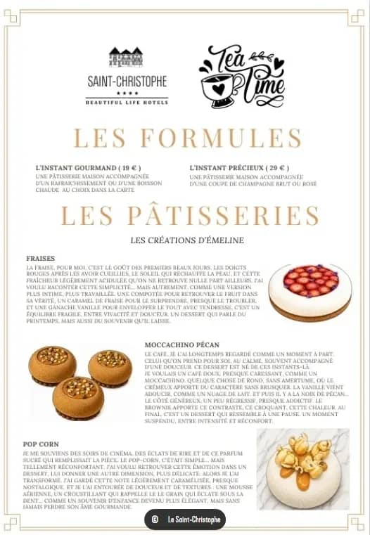 Illustration de l'événement : Tea Time à la Table du Saint-Christophe