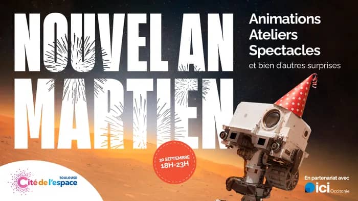Illustration de l'événement : Célébrez le Nouvel an martien à la Cité de l’espace !