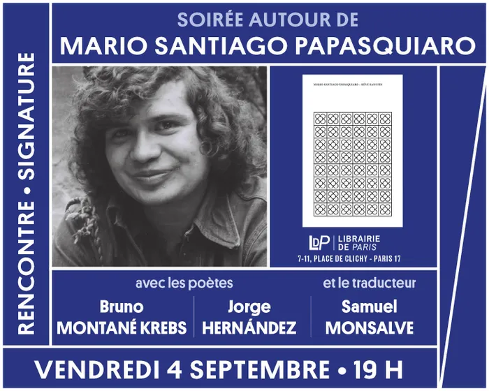 Illustration de l'événement : Soirée autour du poète Mario Santiago Papasquiaro