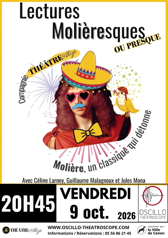 Illustration de l'événement : Lectures Moliéresque ou presque...