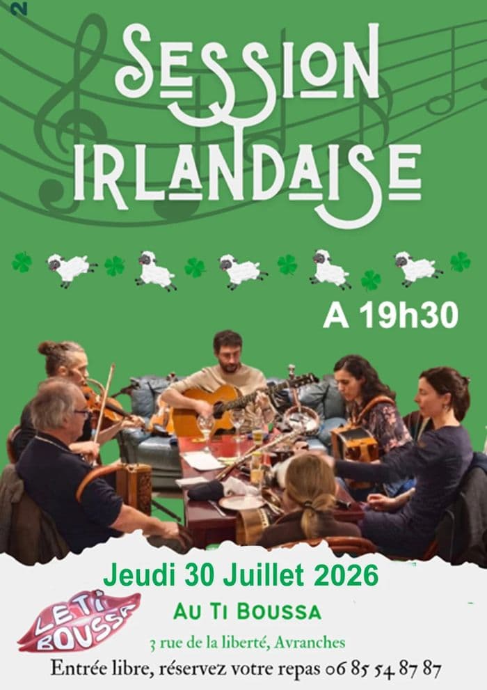 Illustration de l'événement : Session irlandaise au Ti Boussa