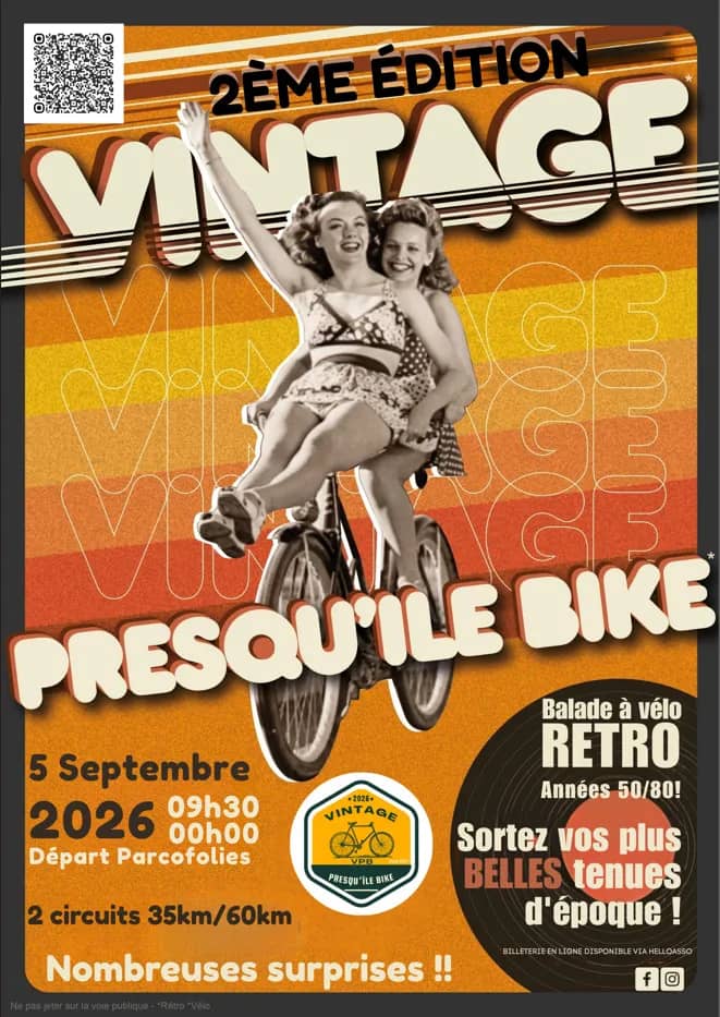 Illustration de l'événement : VINTAGE PRESQU’ÎLE BIKE