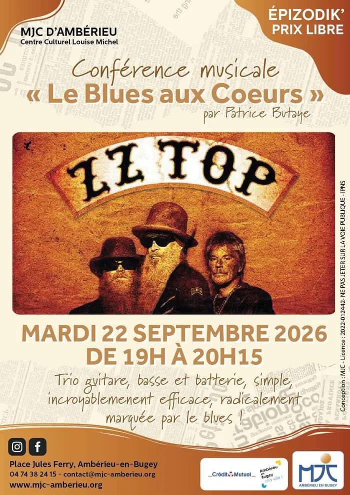 Illustration de l'événement : Le Blues aux Coeurs « ZZ TOP »