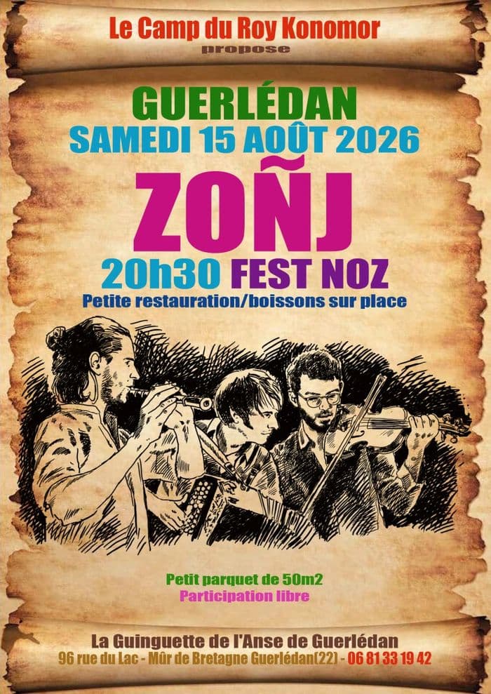 Illustration de l'événement : Concert Fest Noz avec ZONJ