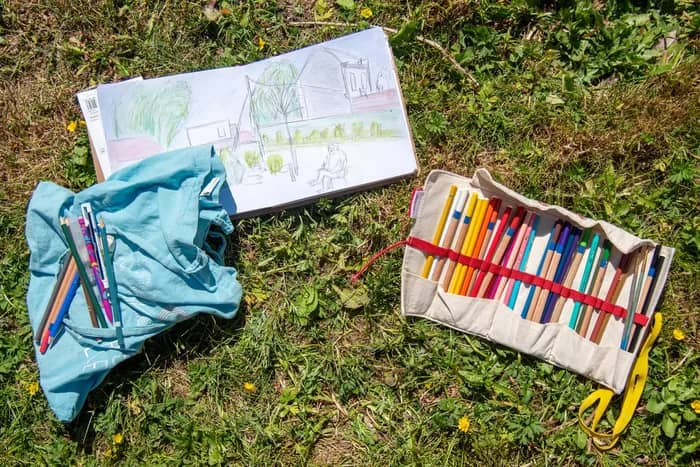 Illustration de l'événement : Atelier scketchbook sur le patrimoine du quartier Pont de Bois