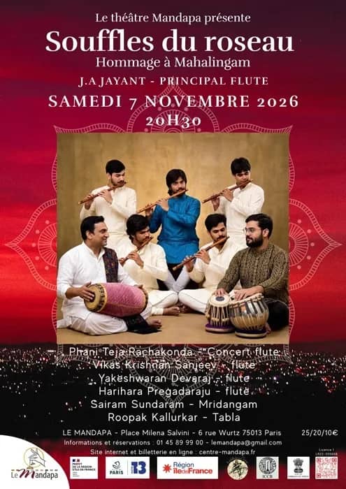 Illustration de l'événement : Souffles du roseau - Musique indienne