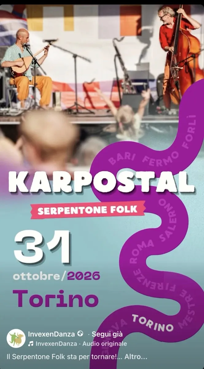 Illustration de l'événement : Karpostal a Torino