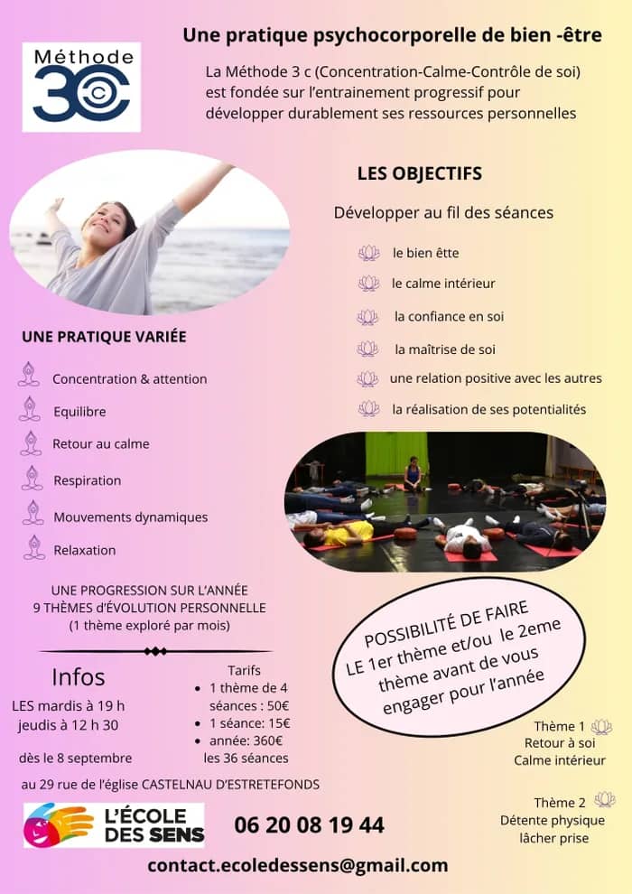 Illustration de l'événement : Une rentrée dans la douceur avec l'école des sens