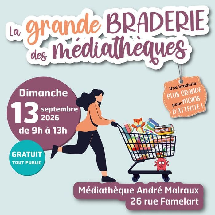 Illustration de l'événement : La grande braderie des médiathèques