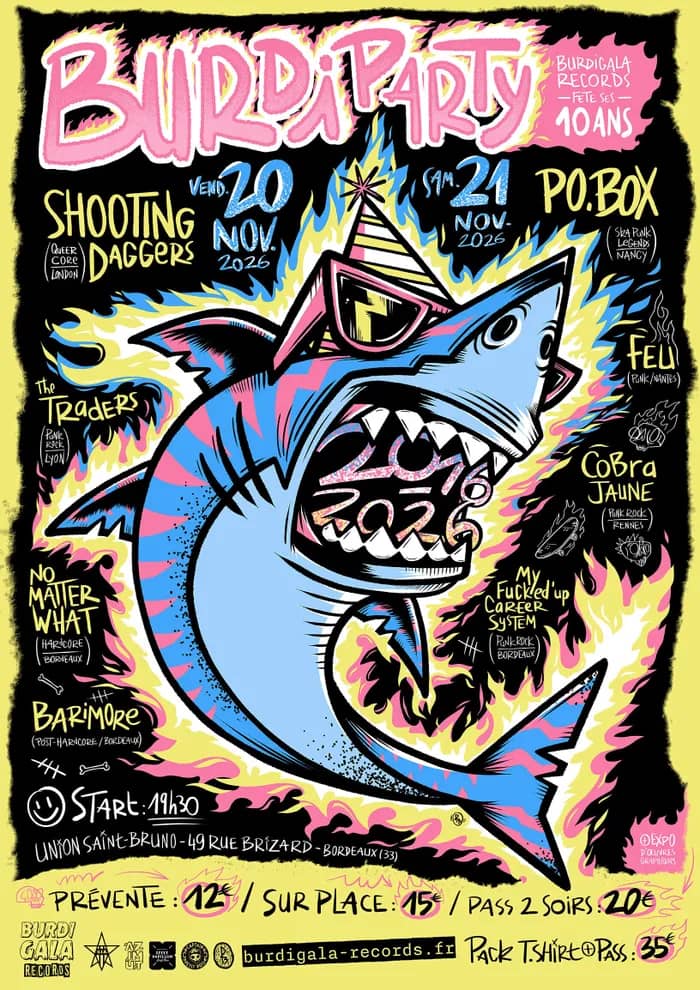 Illustration de l'événement : Burdiparty - 10 ans de Burdigala Records