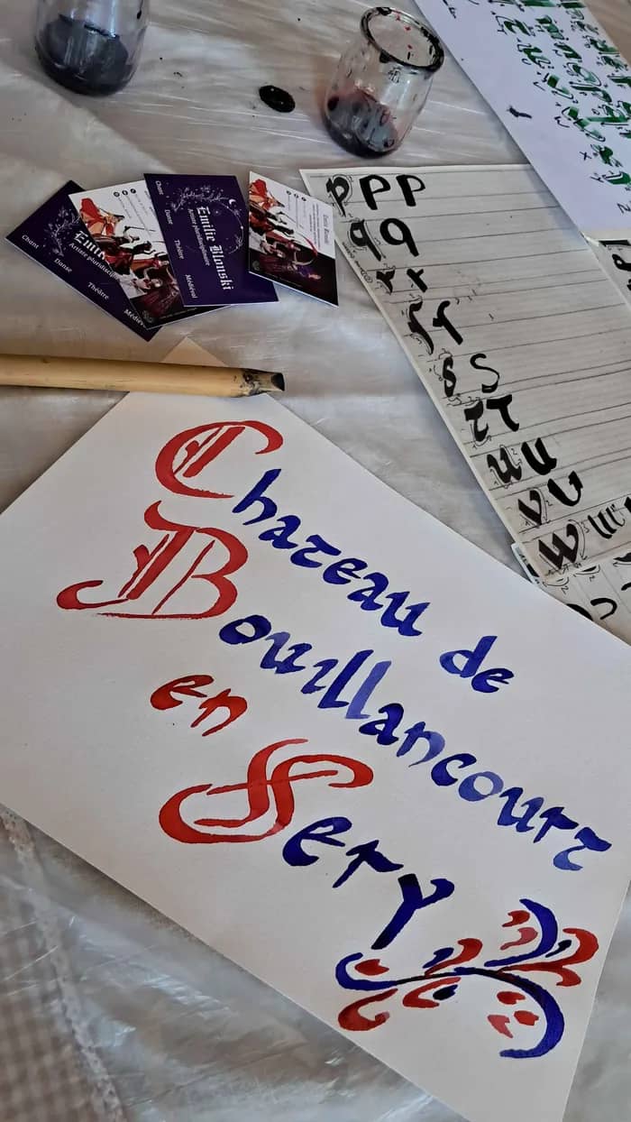 Illustration de l'événement : Atelier créatif pour découvrir la calligraphie