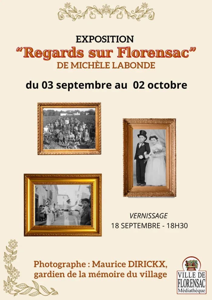 Illustration de l'événement : Exposition commentée : "Regards sur Florensac" de Michèle Labonde