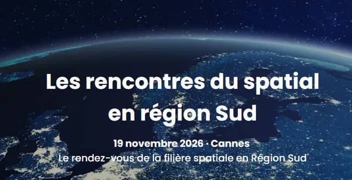 Illustration de l'événement : 5ème Rencontres du spatial en Région Sud