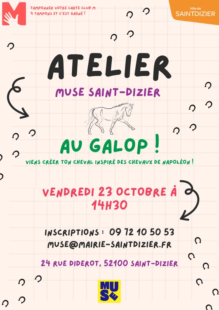 Illustration de l'événement : Atelier "Au Galop !"