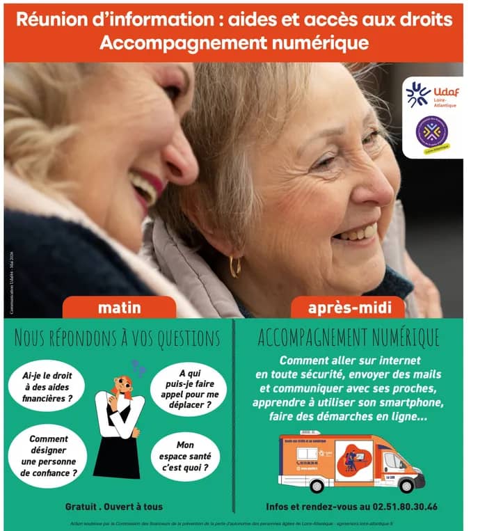 Illustration de l'événement : Réunion d'information: Aides et accès aux droits / Accompagnement numérique