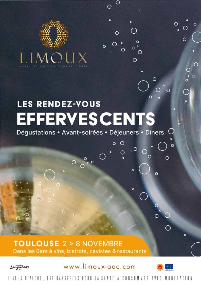 Illustration de l'événement : Les Rendez-Vous Effervescents de Limoux - Toulouse