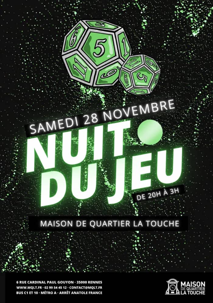 Illustration de l'événement : Nuit du Jeu