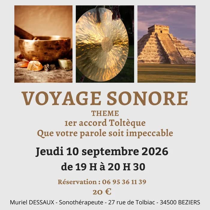 Illustration de l'événement : Voyage Sonore à Béziers