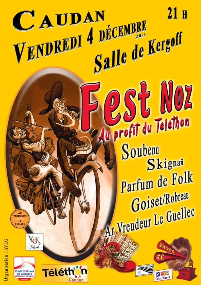 Illustration de l'événement : Fest-Noz Téléthon Caudan