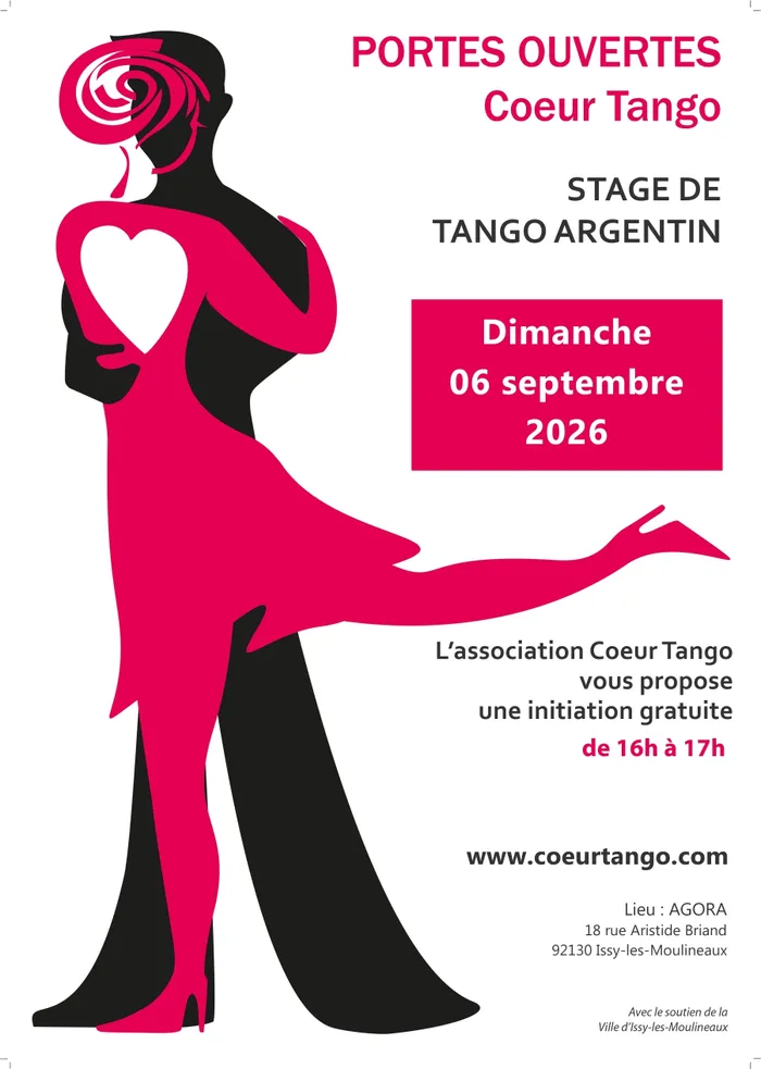 Illustration de l'événement : Initiation gratuite au tango argentin avec Cœur Tango
