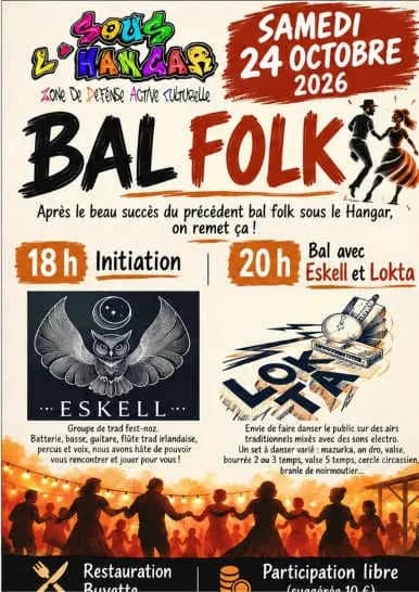 Illustration de l'événement : BAL FOLK Sous l'Hangar