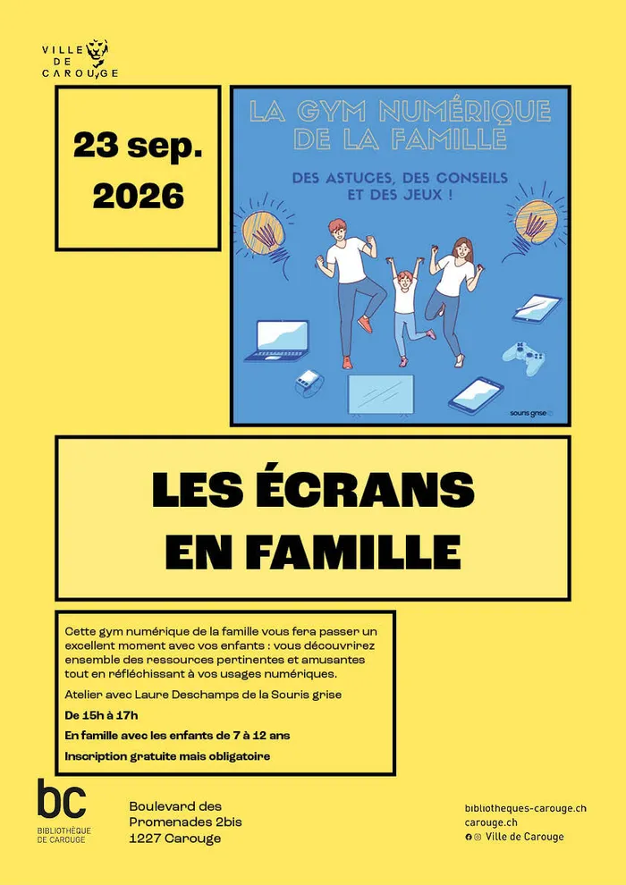 Illustration de l'événement : La gym numérique de la famille : des astuces, des conseils et des jeux !