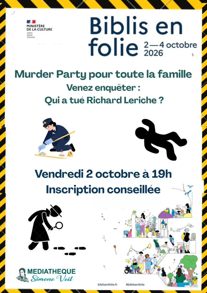 Illustration de l'événement : Murder Party pour toute la famille