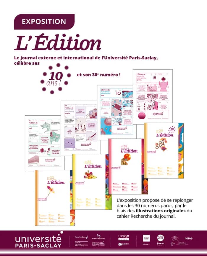 Illustration de l'événement : Les 10 ans du journal L'Édition dans une exposition
