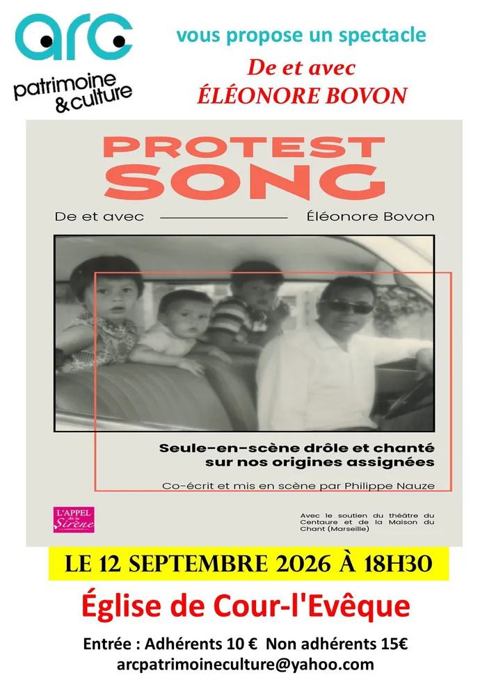 Illustration de l'événement : Protest Song, chant et humour