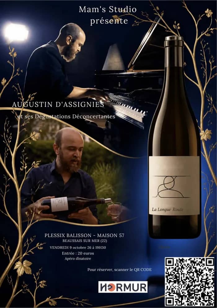 Illustration de l'événement : Du Piano et du bon vin chez Mam’studio