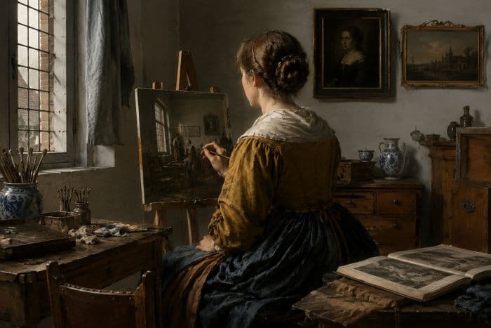 Illustration de l'événement : Artistes femmes en Europe du Nord à l'époque de Rembrandt et Vermeer