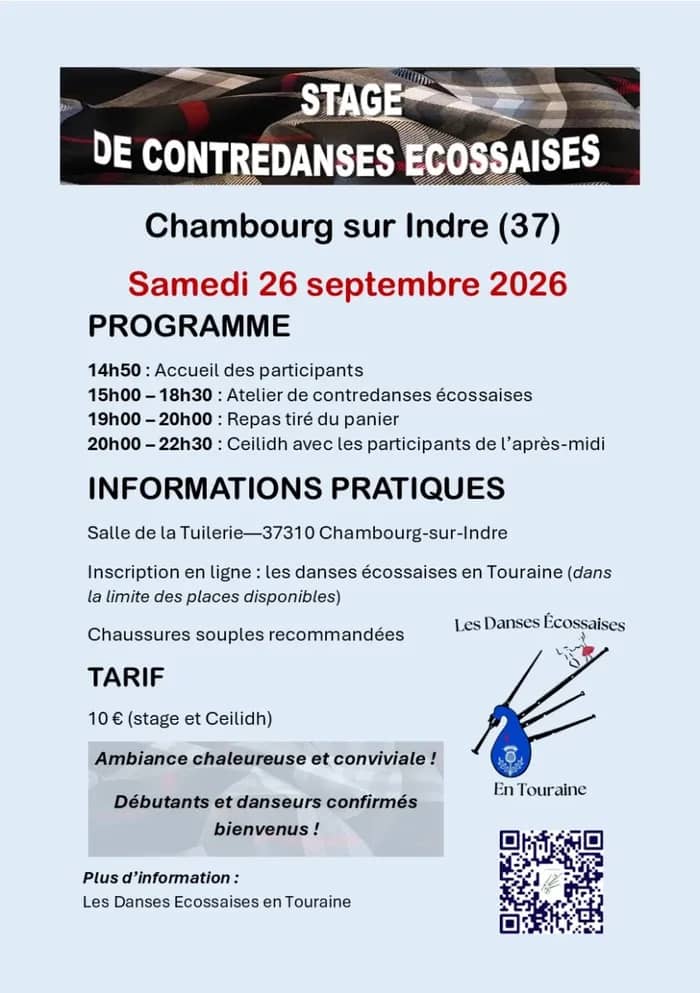 Illustration de l'événement : Stage et Ceilidh de Contredanses Ecossaises