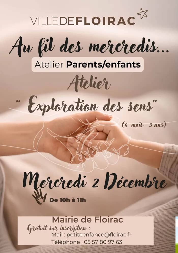 Illustration de l'événement : Atelier parents enfants "Exploration des sens"