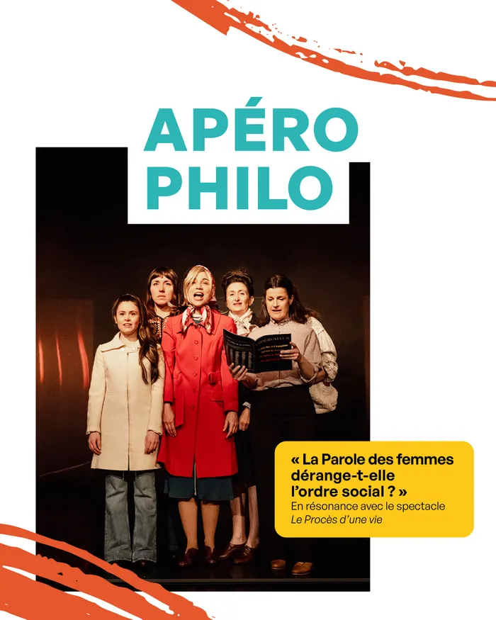 Illustration de l'événement : Apéro-philo : La Parole des femmes dérange-t-elle l'ordre social ?