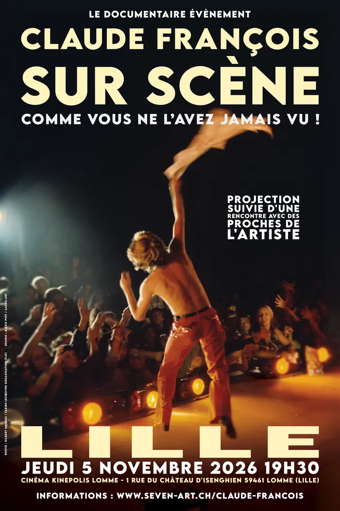 Illustration de l'événement : Claude François sur scène - Comme vous ne l'avez jamais vu