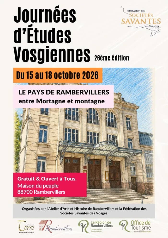 Illustration de l'événement : Journées d'Etudes Vosgiennes