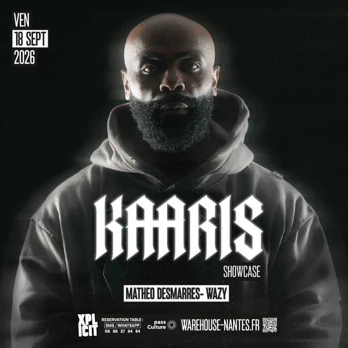 Illustration de l'événement : XPLICIT invite KAARIS en showcase exclusif à Nantes