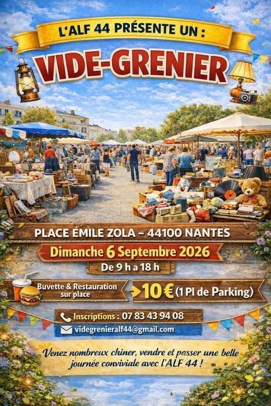 Illustration de l'événement : Vide-grenier place Zola