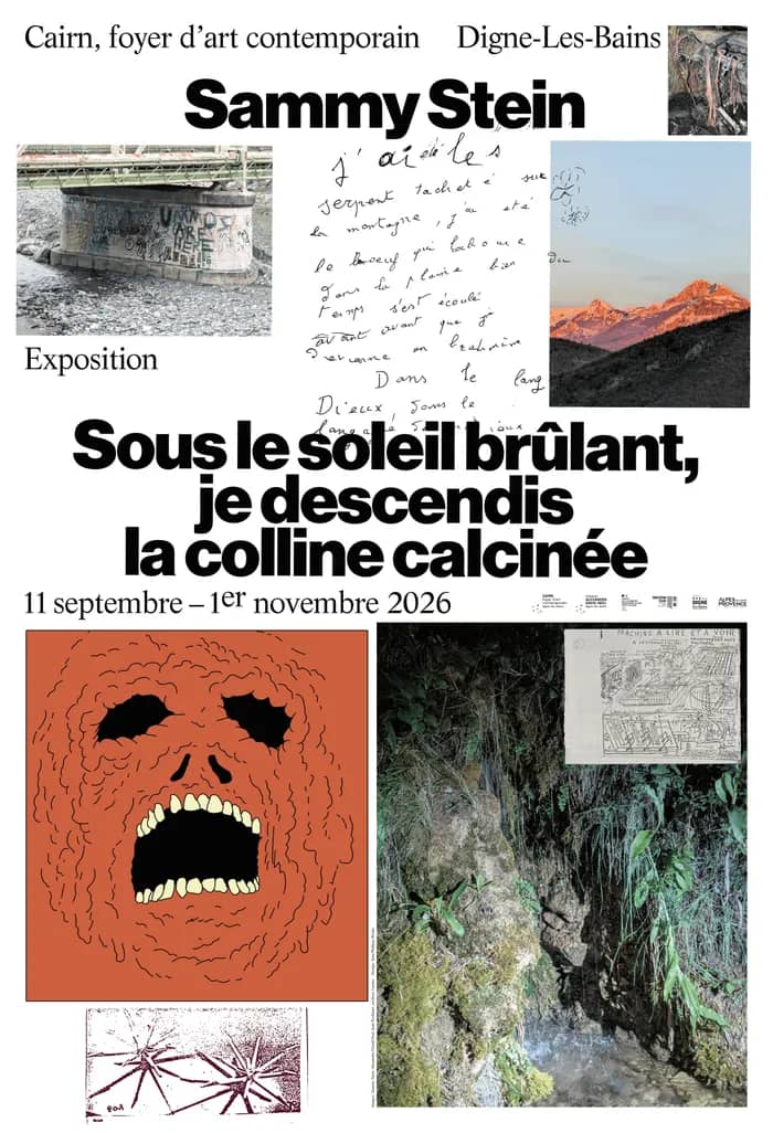 Illustration de l'événement : Sous le soleil brûlant, je descendis la colline calcinée