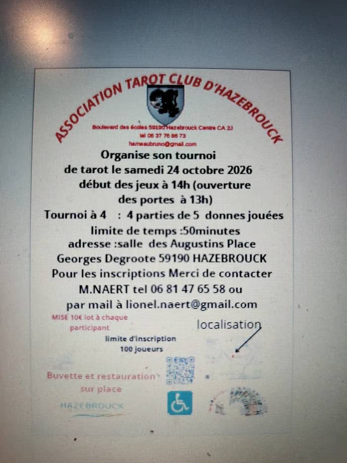 Illustration de l'événement : TOURNOI DE TAROT