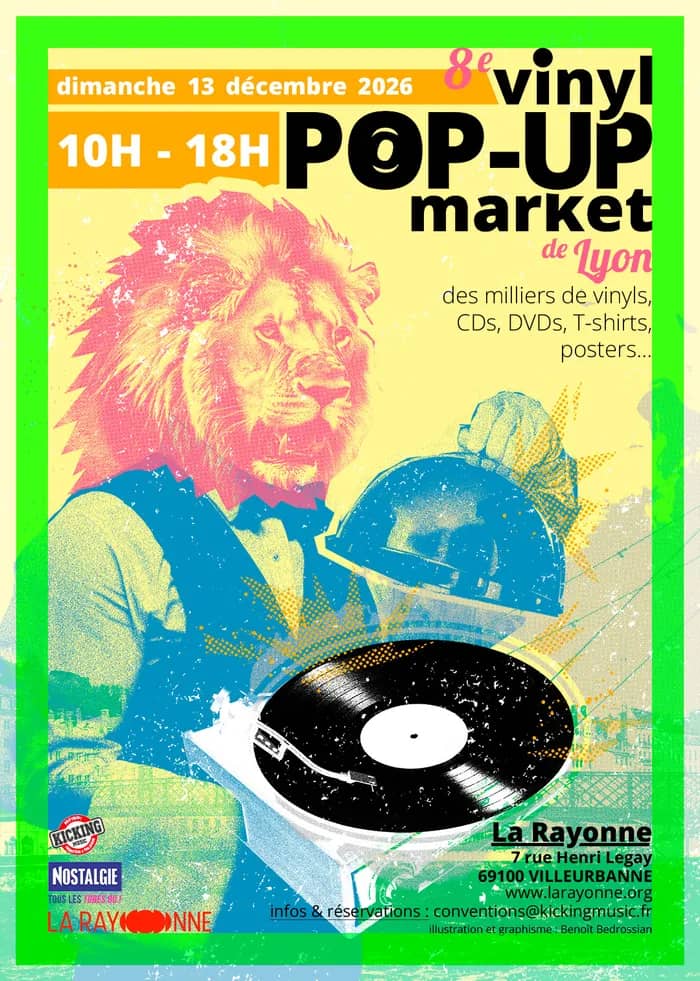 Illustration de l'événement : 8° Vinyl Pop-Up Market de Lyon