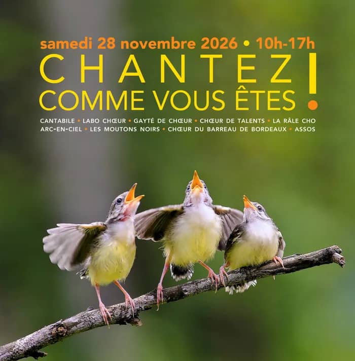 Illustration de l'événement : Chantez comme vous êtes !