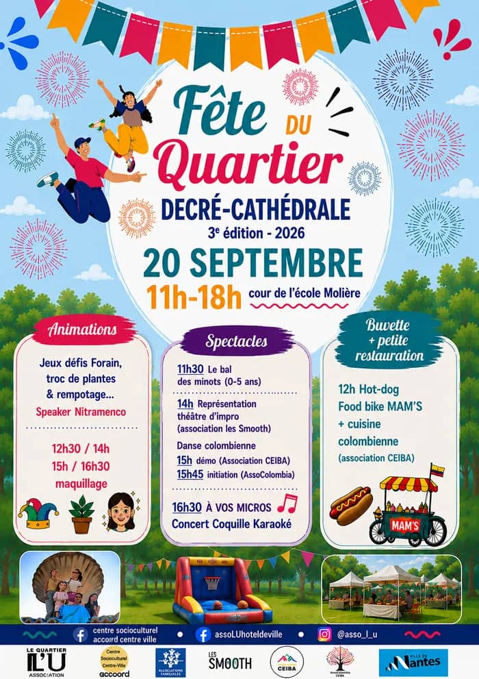 Illustration de l'événement : Fête de quartier Decré Cathédrale