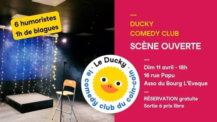 Illustration de l'événement : Ducky Scène Ouverte - Bourg L'Évêque