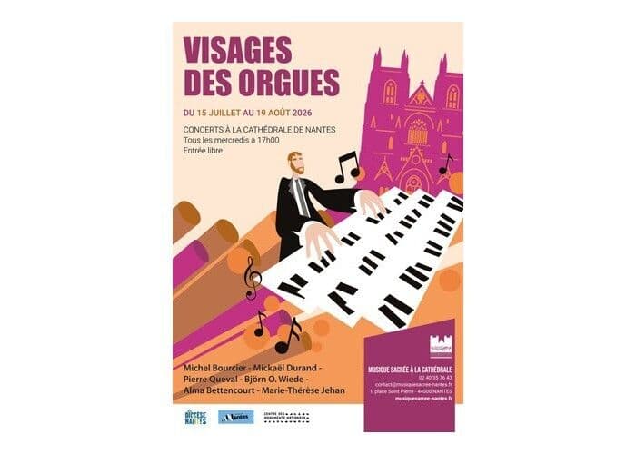 Illustration de l'événement : Festival Visages des Orgues - Concerts gratuits à la Cathédrale