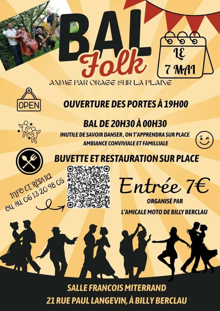 Illustration de l'événement : Bal folk orage sur la plaine