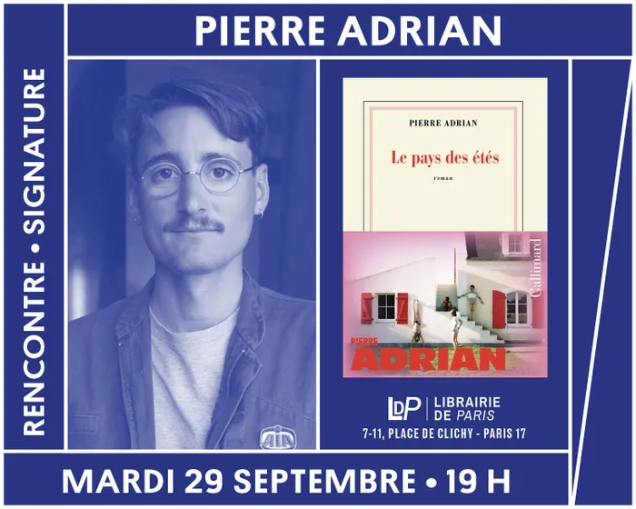 Illustration de l'événement : Pierre Adrian présente son roman « Le Pays des étés »