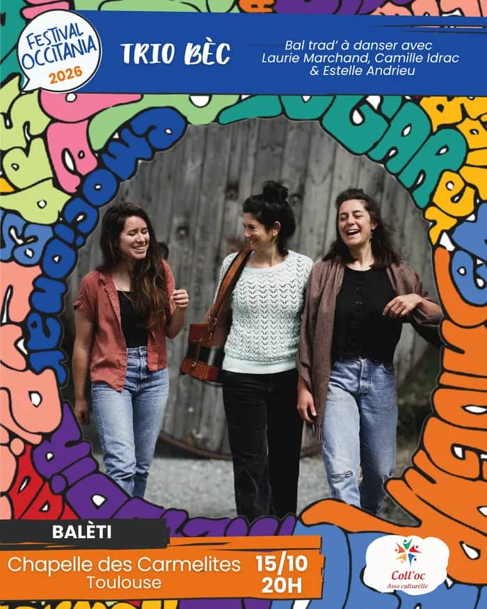 Illustration de l'événement : Balèti amb Bèc trio - Festival Occitania X Coll'Òc